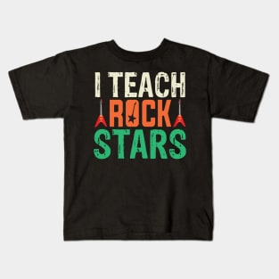 i teach rockstars music teacher back to school Kids T-Shirt